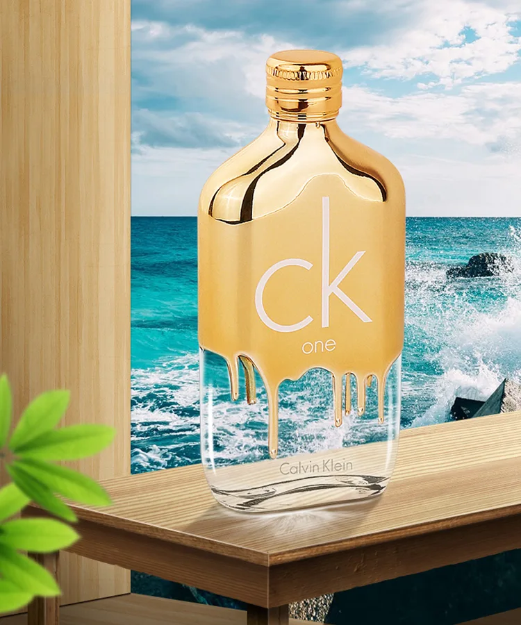 Calvin Klein CK ONE GOLD 炫金限量版中性淡香水 EDT100ML 流動青春 無畏是金